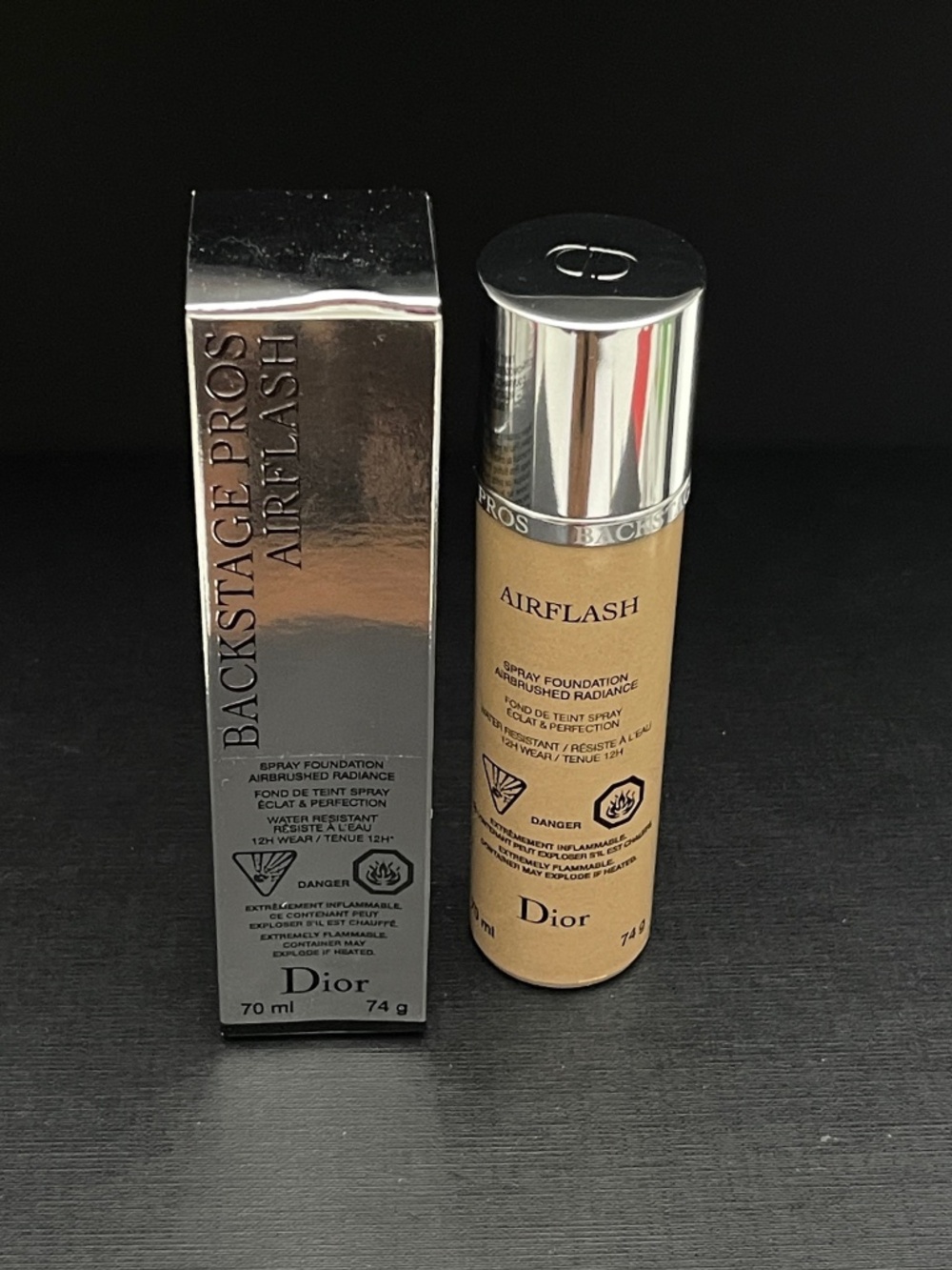 New RARE Christian Dior Backstage Airflash Spray Foundation 70ml-1CN(104)